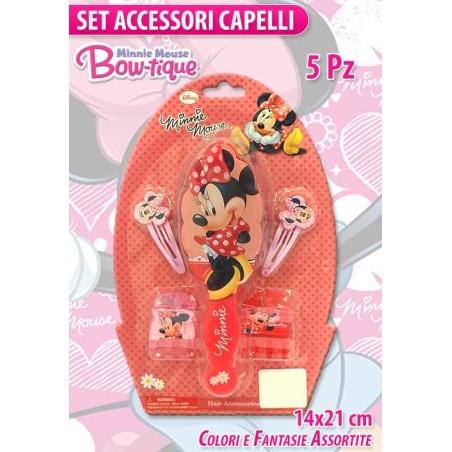 SET SPAZZOLA E ACC.  CAPELLI MINNIE