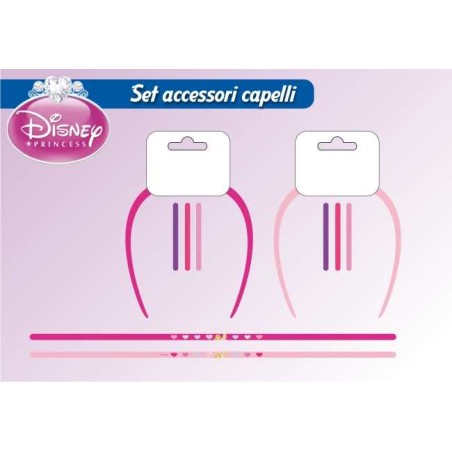 SET CERCHIETTO ED ELASTICI PRINCESS 0081