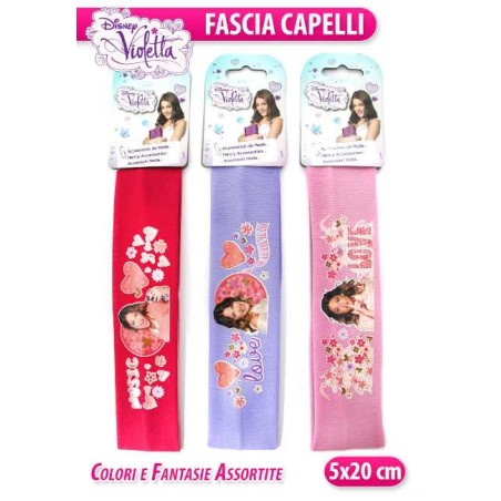 FASCIA CAPELLI VIOLETTA