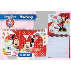 NOTEBOOK CON ANELLI MINNIE...