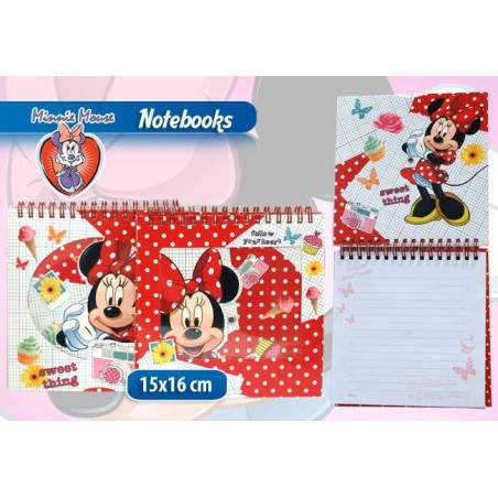 NOTEBOOK CON ANELLI MINNIE EN DISPLAY