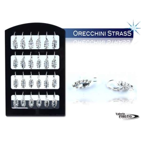 EARRINGS CSTRASS ESP 12 PCS NS