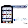 PENDIENTES C/RHINESTONES COLOR ESP 12 PC