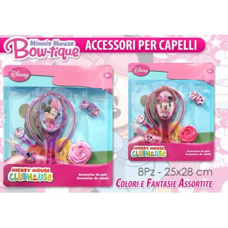 SET SPAZZOLA & ACC. CAPELLI MINNIE