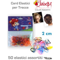 ELASTICI TRECCINA COLORI...