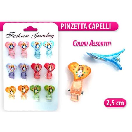 MINI BECCHI COLORATI CARD 12 PZ. CUORE