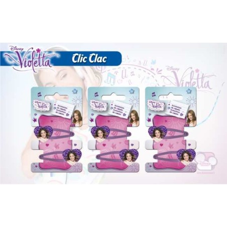 CLIC CLAC METALLO CUORE VIOLETTA