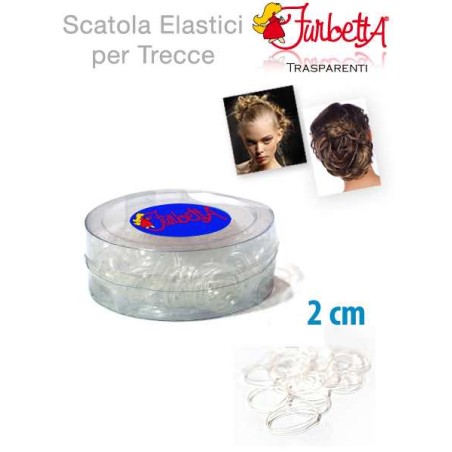 ELASTICO TRECCINA  PER CAPELLI CF.12PCS