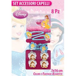 SET ACCESSORI CAPELLI PRINCESS