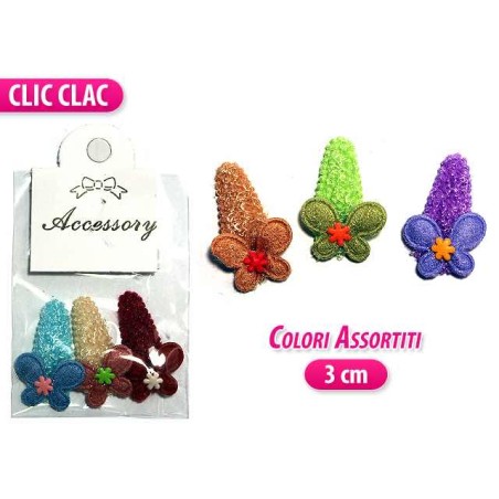 HAGA CLIC EN CLAC 3 PCS. TELA CON MARIPO