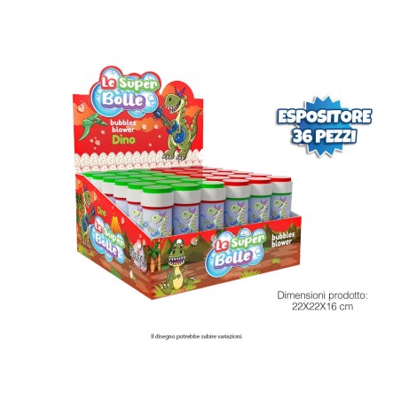 POMPAS DE JABÓN 50ML EN DISP. DINOSAURIO