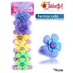 MINI ELASTICS FLOWER BRILL...