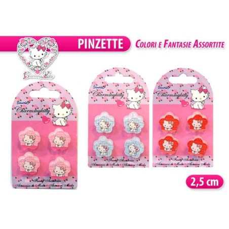 MINI PINZA FIORE 4 PZ. CHARMMY K. CK4569