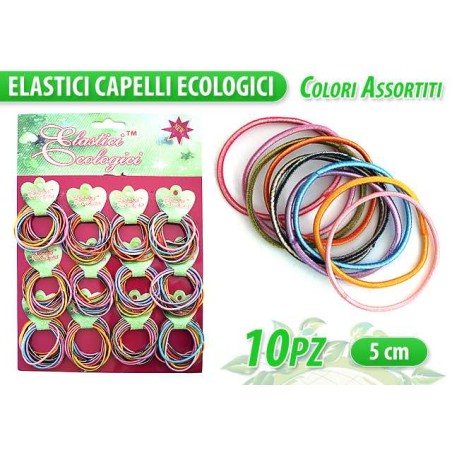 ELÁSTICO ECOLÓGICO COL. ASS. 10 PCS NS