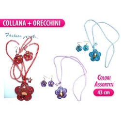 SET COLLANA E ORECCHINO CUORE