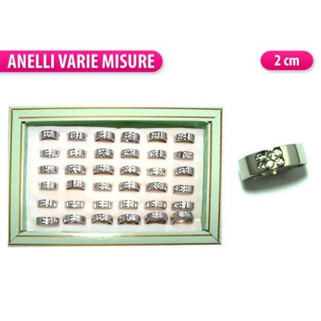 ANELLO FASCIA CON STRASS