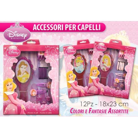 SET SPAZZOLA E ACC CAPELLI PRINCES