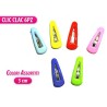 MINI CLIC/ CLAC 3 CM. 6 PZ. COLORI ASS.