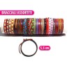 BRACCIALE CAUCIU' COLORI ASSORTITI