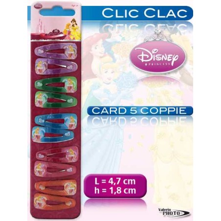 CLIC CLAC PRINCESS 5 COPPIE 4"     NS