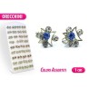 EARRINGS C/RHINESTONES ESP 36 PCS.  Ns