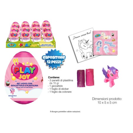 HUEVO DE PLASTILINA Y JUEGO DE NIÑA DIAM