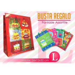 BUSTA REGALO PARTY MIS. L N.S