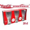 COCA COLA BICCHIERI VETRO 3 PZ.200 ML NS