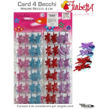 BECCHI COLORATI 4 PZ.