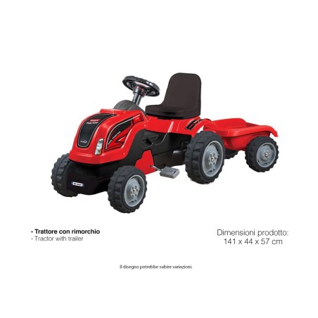 TRACTOR MMX ROJO