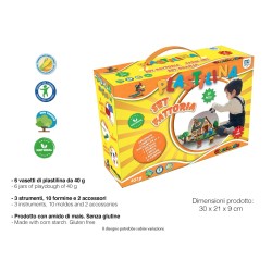 PLASTILINA BOX SET FATTORIA