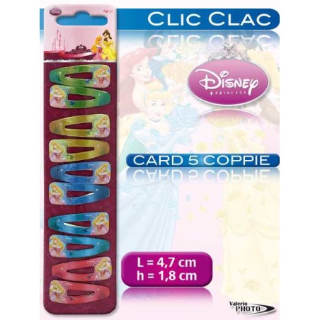 CLIC CLAC PRINCESS 5 COPPIE 4"     NS