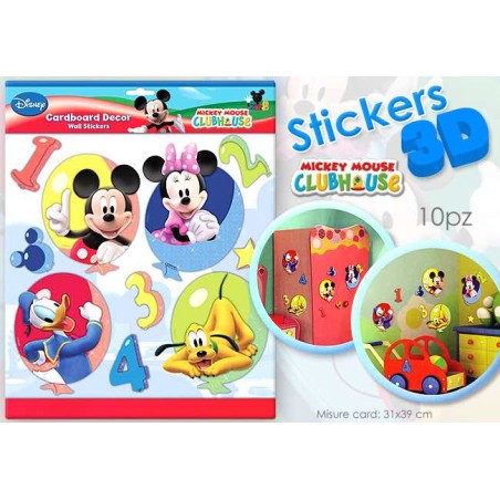 CARD STICKER 3D MICKEY  30X30       NS