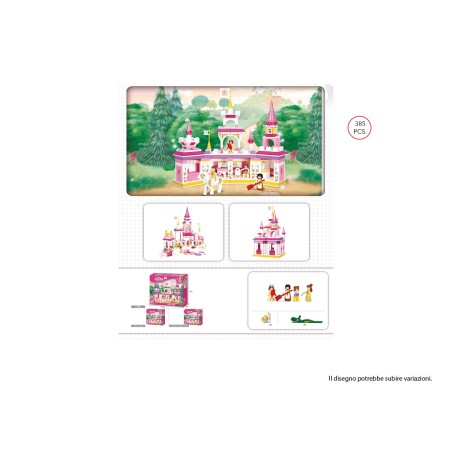 GD CASTLE PRINCESSES 385 PCS