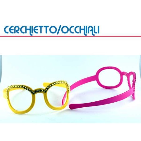 GLASS FERMAGLI CERCHIO COLOR.ASSORT