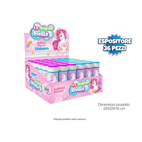 POMPAS DE JABÓN 50ML EN DISP. UNICORNIO