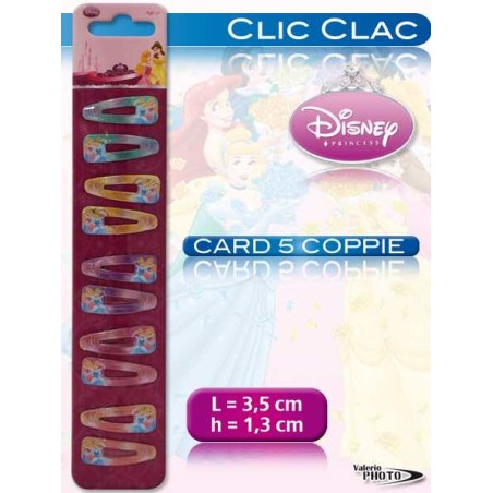 CLIC CLAC PRINCESS 5 COPPIE 3"      NS