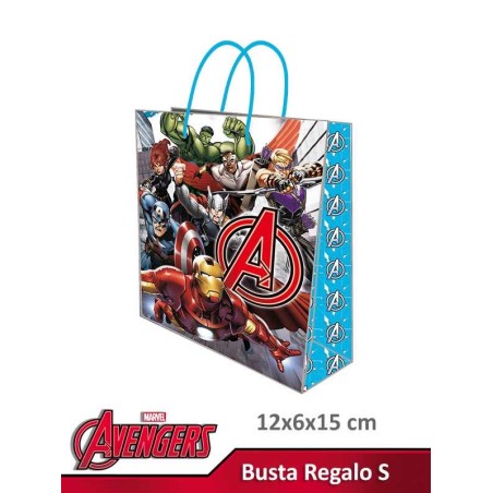 BUSTA CARTA 15*12*6 AVENGERS