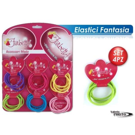 ELASTICI CAPELLI COL.ASS. CART DA24PZ NS