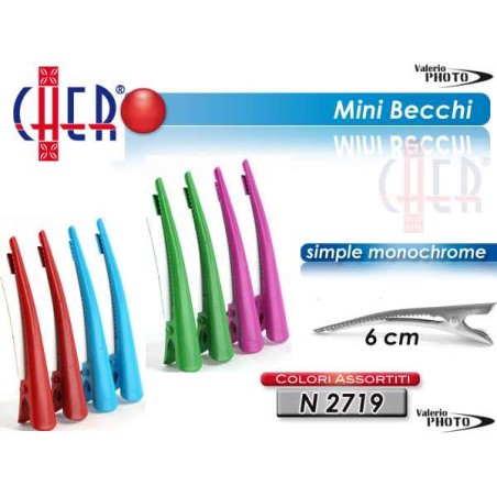 BECCO COLORATO CM.6 CARD 4PCS