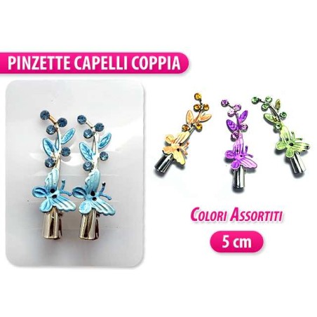 BECCHI CON FARFALLA E STRASS CARD 2 PZ.