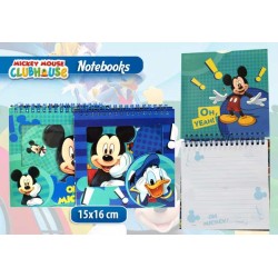 NOTEBOOK CON ANELLI MICKEY...