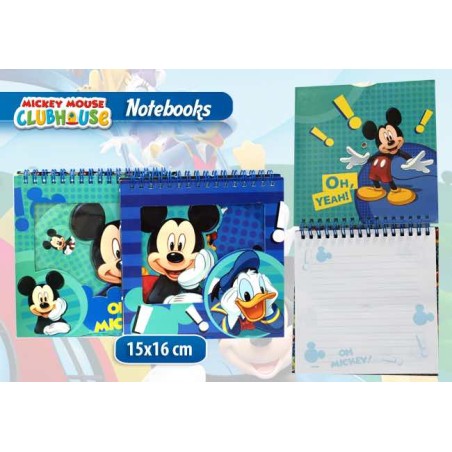 NOTEBOOK CON ANELLI MICKEY EN PANTALLA