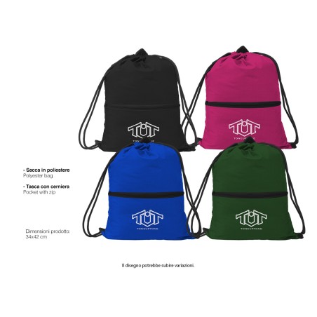 BOLSA DE MOCHILA C / POCKET 44 * 33