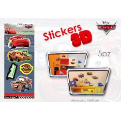 CARD STICKER 3D CARS...