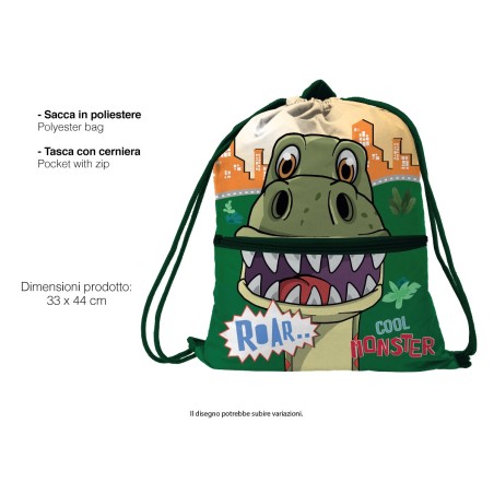 BOLSA DE MOCHILA C / POCKET 44 * 33