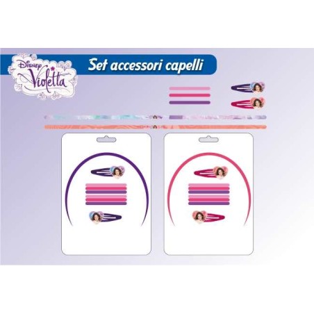 SET CERCHIETTO ELAS. E CLIC CLAC VIOLETT