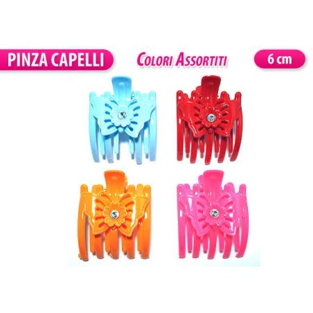 PINZA COLORATA FORCHETTA CON FARFALLA