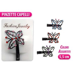 PINZA BECCO FARFALLA STRASS