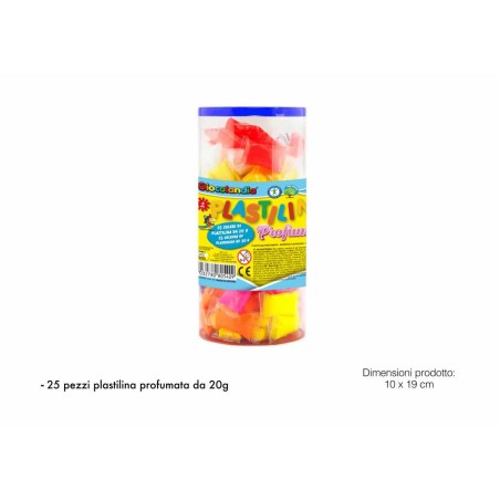 PLASTILINA 25 PCS 500GR PERFUMADA